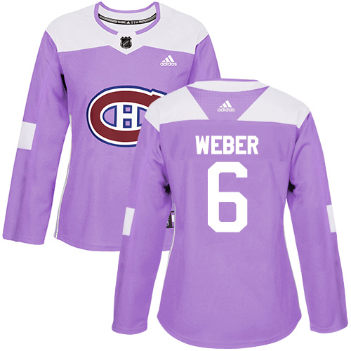 Adidas Canadiens #6 Shea Weber Purple Authentic Fights Cancer Women's Stitched NHL Jersey Adidas Canadiens #6 Shea Weber Purple Authentic Fights Cancer Women's Stitched NHL Jersey