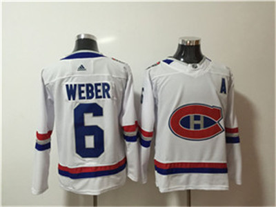 Adidas Canadiens #6 Shea Weber White 2017 NHL 100 Classic Jersey Adidas Canadiens #6 Shea Weber White 2017 NHL 100 Classic Jersey