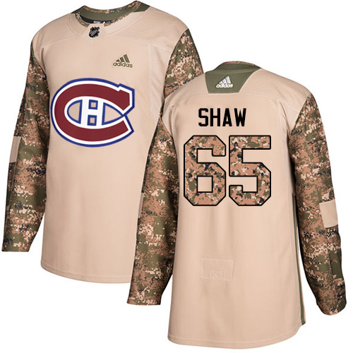 Adidas Canadiens #65 Andrew Shaw Camo Authentic 2017 Veterans Day Stitched NHL Jersey Adidas Canadiens #65 Andrew Shaw Camo Authentic 2017 Veterans Day Stitched NHL Jersey