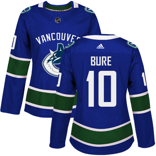 Adidas Canucks #10 Pavel Bure Blue Home Authentic Women's Stitched NHL Jersey Adidas Canucks #10 Pavel Bure Blue Home Authentic Women's Stitched NHL Jersey