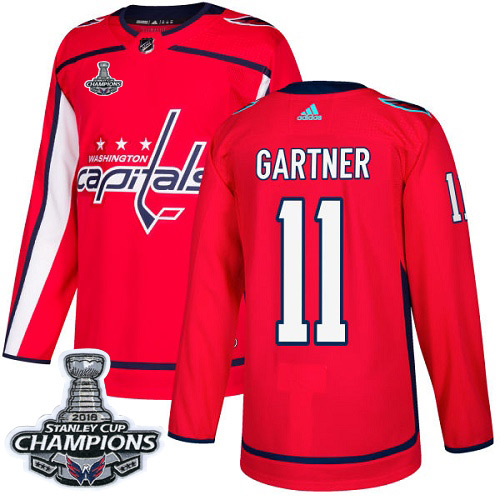 Adidas Capitals #11 Mike Gartner Red Home Authentic Stanley Cup Final Champions Stitched NHL Jersey Adidas Capitals #11 Mike Gartner Red Home Authentic Stanley Cup Final Champions Stitched NHL Jersey