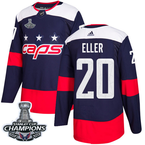 Adidas Capitals #20 Lars Eller Navy Authentic 2018 Stadium Series Stanley Cup Final Champions Stitched NHL Jersey Adidas Capitals #20 Lars Eller Navy Authentic 2018 Stadium Series Stanley Cup Final Champions Stitched NHL Jersey