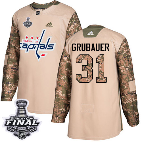 Adidas Capitals #31 Philipp Grubauer Camo Authentic 2017 Veterans Day 2018 Stanley Cup Final Stitched Youth NHL Jersey Adidas Capitals #31 Philipp Grubauer Camo Authentic 2017 Veterans Day 2018 Stanley Cup Final Stitched Youth NHL Jersey