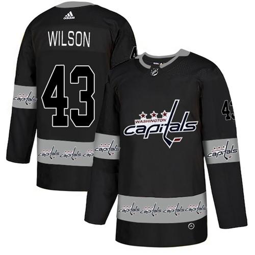 Adidas Capitals #43 Tom Wilson Black Authentic Team Logo Fashion Stitched NHL Jersey Adidas Capitals #43 Tom Wilson Black Authentic Team Logo Fashion Stitched NHL Jersey