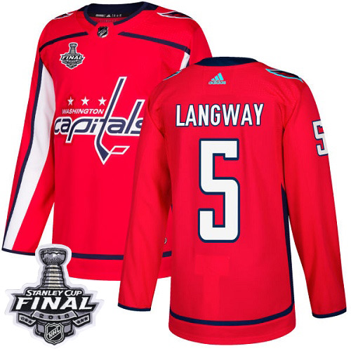 Adidas Capitals #5 Rod Langway Red Home Authentic 2018 Stanley Cup Final Stitched NHL Jersey Adidas Capitals #5 Rod Langway Red Home Authentic 2018 Stanley Cup Final Stitched NHL Jersey