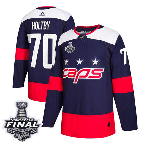 Adidas Capitals #70 Braden Holtby Navy Authentic 2018 Stadium Series Stanley Cup Final Stitched Youth NHL Jersey Adidas Capitals #70 Braden Holtby Navy Authentic 2018 Stadium Series Stanley Cup Final Stitched Youth NHL Jersey