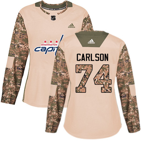 Adidas Capitals #74 John Carlson Camo Authentic 2017 Veterans Day Women's Stitched NHL Jersey Adidas Capitals #74 John Carlson Camo Authentic 2017 Veterans Day Women's Stitched NHL Jersey