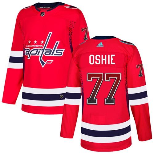 Adidas Capitals #77 T.J. Oshie Red Home Authentic Drift Fashion Stitched NHL Jersey Adidas Capitals #77 T.J. Oshie Red Home Authentic Drift Fashion Stitched NHL Jersey