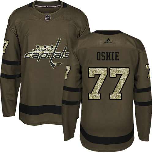 Adidas Capitals #77 T.J Oshie Green Salute to Service Stitched NHL Jersey Adidas Capitals #77 T.J Oshie Green Salute to Service Stitched NHL Jersey