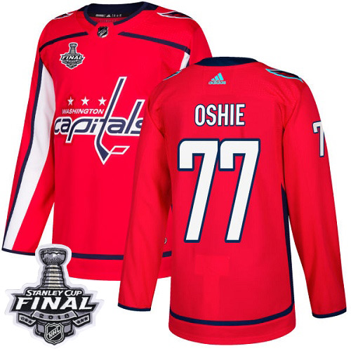 Adidas Capitals #77 T.J Oshie Red Home Authentic 2018 Stanley Cup Final Stitched NHL Jersey Adidas Capitals #77 T.J Oshie Red Home Authentic 2018 Stanley Cup Final Stitched NHL Jersey