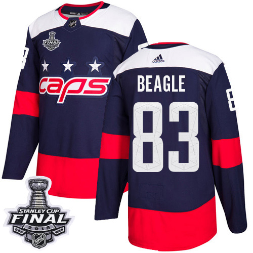 Adidas Capitals #83 Jay Beagle Navy Authentic 2018 Stadium Series Stanley Cup Final Stitched NHL Jersey Adidas Capitals #83 Jay Beagle Navy Authentic 2018 Stadium Series Stanley Cup Final Stitched NHL Jersey