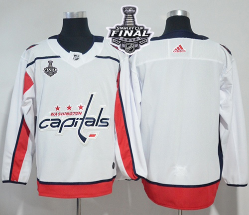 Adidas Capitals Blank White Road Authentic 2018 Stanley Cup Final Stitched NHL Jersey Adidas Capitals Blank White Road Authentic 2018 Stanley Cup Final Stitched NHL Jersey