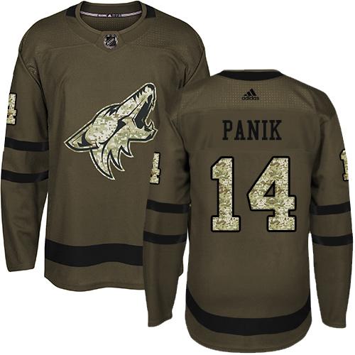Adidas Coyotes #14 Richard Panik Green Salute to Service Stitched NHL Jersey Adidas Coyotes #14 Richard Panik Green Salute to Service Stitched NHL Jersey