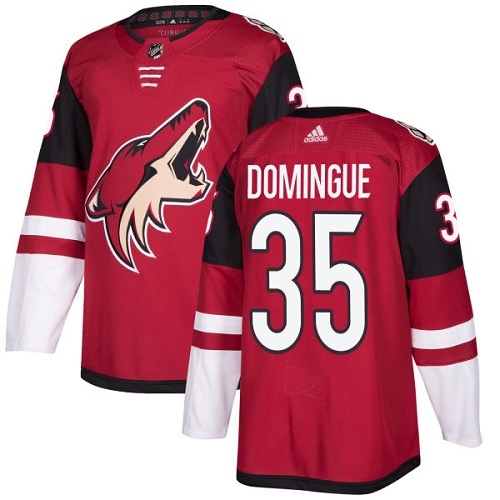 Adidas Coyotes #35 Louis Domingue Maroon Home Authentic Stitched NHL Jersey Adidas Coyotes #35 Louis Domingue Maroon Home Authentic Stitched NHL Jersey