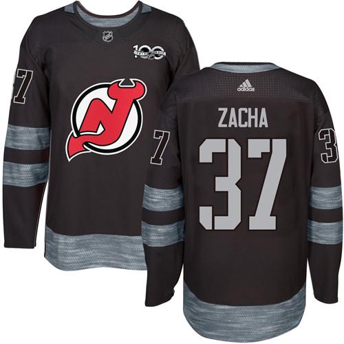 Adidas Devils #37 Pavel Zacha Black 1917-2017 100th Anniversary Stitched NHL Jersey Adidas Devils #37 Pavel Zacha Black 1917-2017 100th Anniversary Stitched NHL Jersey