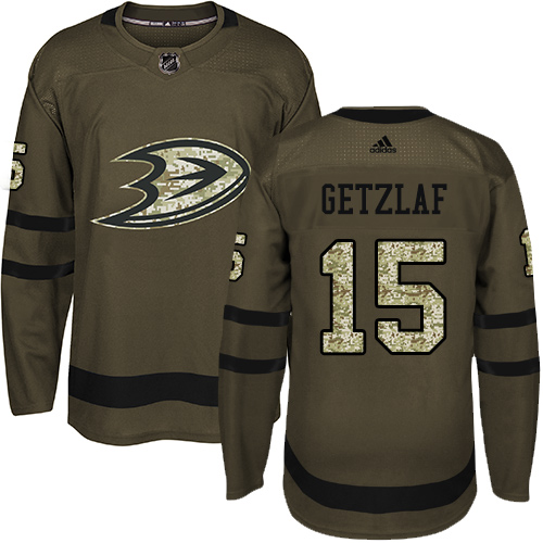 Adidas Ducks #15 Ryan Getzlaf Green Salute to Service Stitched NHL Jersey Adidas Ducks #15 Ryan Getzlaf Green Salute to Service Stitched NHL Jersey