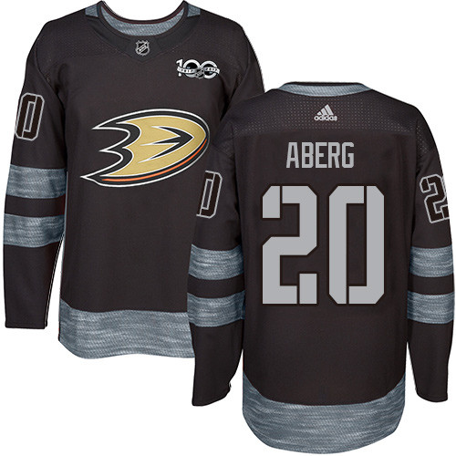 Adidas Ducks #20 Pontus Aberg Black 1917-2017 100th Anniversary Stitched NHL Jersey Adidas Ducks #20 Pontus Aberg Black 1917-2017 100th Anniversary Stitched NHL Jersey