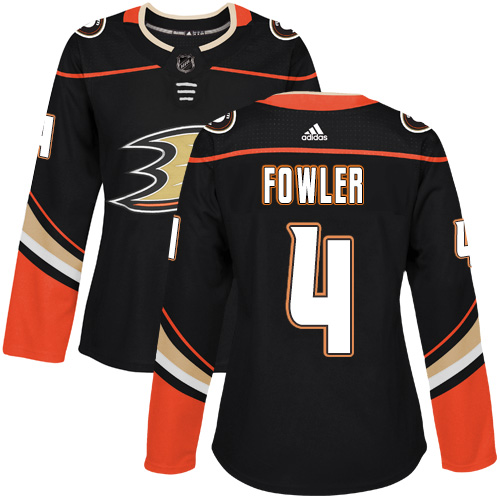 Adidas Ducks #4 Cam Fowler Black Home Authentic Women's Stitched NHL Jersey Adidas Ducks #4 Cam Fowler Black Home Authentic Women's Stitched NHL Jersey