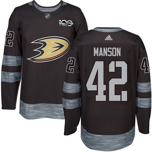 Adidas Ducks #42 Josh Manson Black 1917-2017 100th Anniversary Stitched NHL Jersey Adidas Ducks #42 Josh Manson Black 1917-2017 100th Anniversary Stitched NHL Jersey