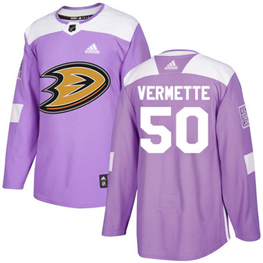 Adidas Ducks #50 Antoine Vermette Purple Authentic Fights Cancer Stitched NHL Jersey Adidas Ducks #50 Antoine Vermette Purple Authentic Fights Cancer Stitched NHL Jersey