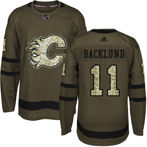 Adidas Flames #11 Mikael Backlund Green Salute to Service Stitched Youth NHL Jersey Adidas Flames #11 Mikael Backlund Green Salute to Service Stitched Youth NHL Jersey