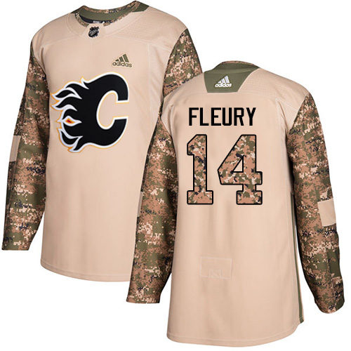 Adidas Flames #14 Theoren Fleury Camo Authentic 2017 Veterans Day Stitched NHL Jersey Adidas Flames #14 Theoren Fleury Camo Authentic 2017 Veterans Day Stitched NHL Jersey