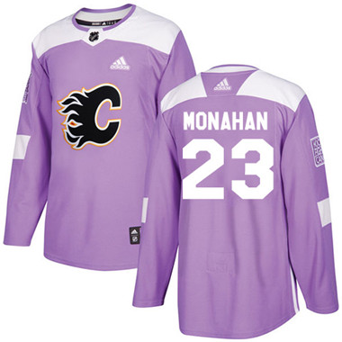 Adidas Flames #23 Sean Monahan Purple Authentic Fights Cancer Stitched NHL Jersey Adidas Flames #23 Sean Monahan Purple Authentic Fights Cancer Stitched NHL Jersey