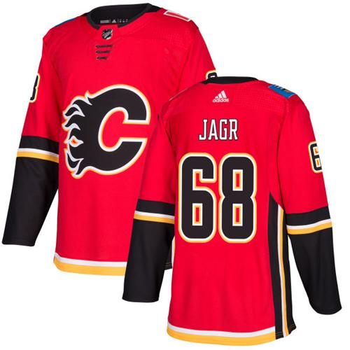 Adidas Flames #68 Jaromir Jagr Red Home Authentic Stitched NHL Jersey Adidas Flames #68 Jaromir Jagr Red Home Authentic Stitched NHL Jersey