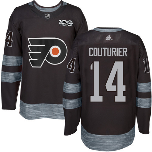 Adidas Flyers #14 Sean Couturier Black 1917-2017 100th Anniversary Stitched NHL Jersey Adidas Flyers #14 Sean Couturier Black 1917-2017 100th Anniversary Stitched NHL Jersey