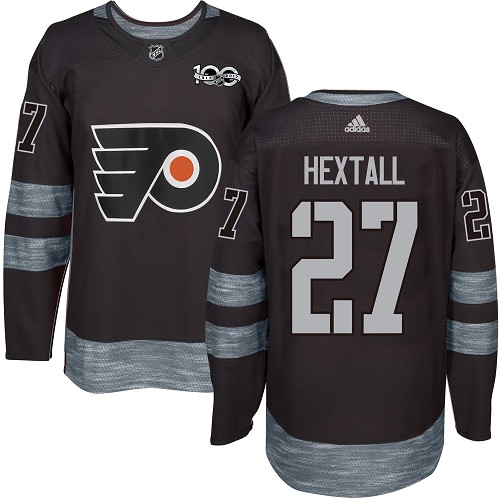 Adidas Flyers #27 Ron Hextall Black 1917-2017 100th Anniversary Stitched NHL Jersey Adidas Flyers #27 Ron Hextall Black 1917-2017 100th Anniversary Stitched NHL Jersey