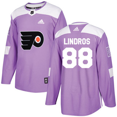 Adidas Flyers #88 Eric Lindros Purple Authentic Fights Cancer Stitched NHL Jersey Adidas Flyers #88 Eric Lindros Purple Authentic Fights Cancer Stitched NHL Jersey