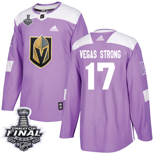 Adidas Golden Knights #17 Vegas Strong Purple Authentic Fights Cancer 2018 Stanley Cup Final Stitched Youth NHL Jersey Adidas Golden Knights #17 Vegas Strong Purple Authentic Fights Cancer 2018 Stanley Cup Final Stitched Youth NHL Jersey