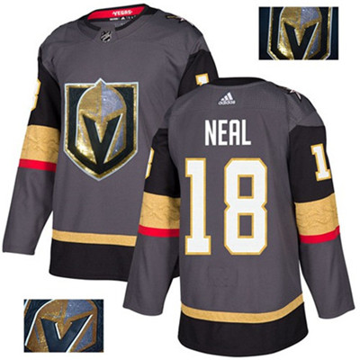Adidas Golden Knights #18 James Neal Grey Home Authentic Fashion Gold Stitched NHL Jersey Adidas Golden Knights #18 James Neal Grey Home Authentic Fashion Gold Stitched NHL Jersey