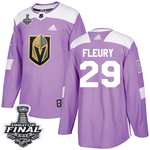 Adidas Golden Knights #29 Marc-Andre Fleury Purple Authentic Fights Cancer 2018 Stanley Cup Final Stitched Youth NHL Jersey Adidas Golden Knights #29 Marc-Andre Fleury Purple Authentic Fights Cancer 2018 Stanley Cup Final Stitched Youth NHL Jersey