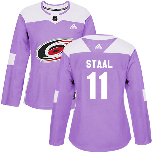 Adidas Hurricanes #11 Jordan Staal Purple Authentic Fights Cancer Women's Stitched NHL Jersey Adidas Hurricanes #11 Jordan Staal Purple Authentic Fights Cancer Women's Stitched NHL Jersey