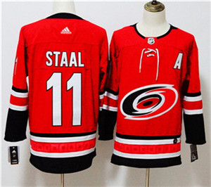 Adidas Hurricanes #11 Jordan Staal Red Jersey