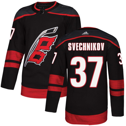 Adidas Hurricanes #37 Andrei Svechnikov Black Alternate Authentic Stitched NHL Jersey Adidas Hurricanes #37 Andrei Svechnikov Black Alternate Authentic Stitched NHL Jersey