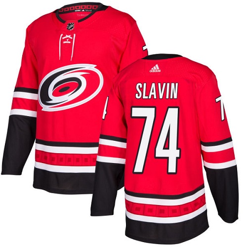 Adidas Hurricanes #74 Jaccob Slavin Red Home Authentic Stitched NHL Jersey Adidas Hurricanes #74 Jaccob Slavin Red Home Authentic Stitched NHL Jersey