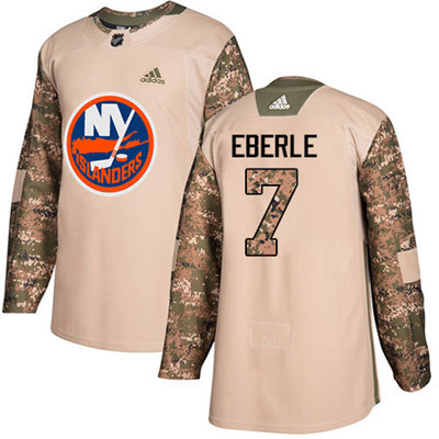Adidas Islanders #7 Jordan Eberle Camo Authentic 2017 Veterans Day Stitched Youth NHL Jersey