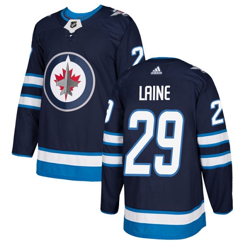 Adidas Jets #29 Patrik Laine Navy Blue Home Authentic Stitched Youth NHL Jersey Adidas Jets #29 Patrik Laine Navy Blue Home Authentic Stitched Youth NHL Jersey