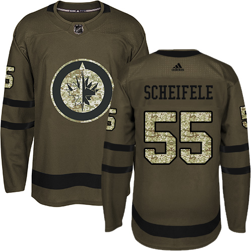 Adidas Jets #55 Mark Scheifele Green Salute to Service Stitched Youth NHL Jersey Adidas Jets #55 Mark Scheifele Green Salute to Service Stitched Youth NHL Jersey
