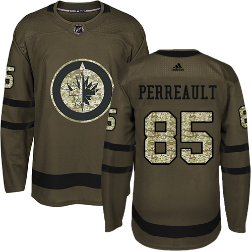 Adidas Jets #85 Mathieu Perreault Green Salute to Service Stitched NHL Jersey Adidas Jets #85 Mathieu Perreault Green Salute to Service Stitched NHL Jersey