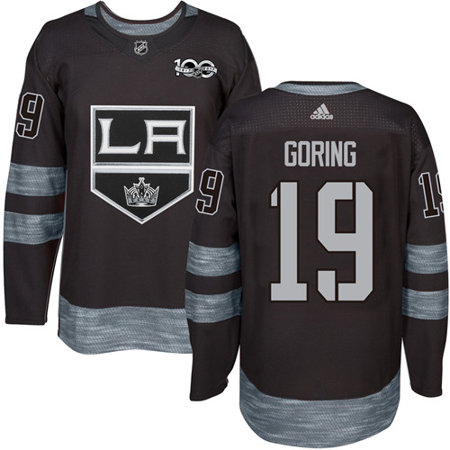 Adidas Kings #19 Butch Goring Black 1917-2017 100th Anniversary Stitched NHL Jersey Adidas Kings #19 Butch Goring Black 1917-2017 100th Anniversary Stitched NHL Jersey