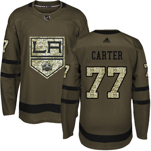 Adidas Kings #77 Jeff Carter Green Salute to Service Stitched Youth NHL Jersey Adidas Kings #77 Jeff Carter Green Salute to Service Stitched Youth NHL Jersey