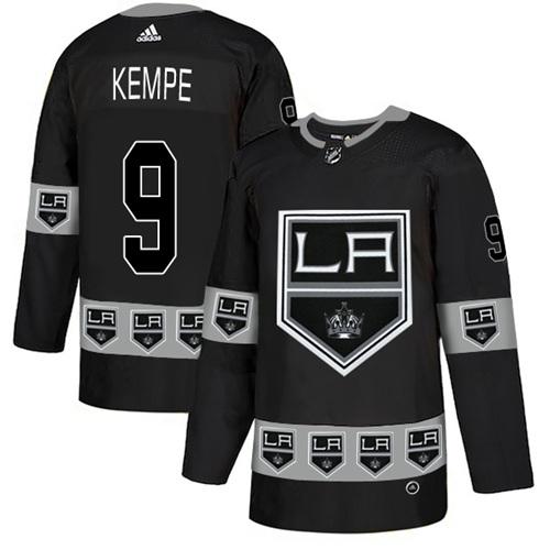 Adidas Kings #9 Adrian Kempe Black Authentic Team Logo Fashion Stitched NHL Jersey Adidas Kings #9 Adrian Kempe Black Authentic Team Logo Fashion Stitched NHL Jersey