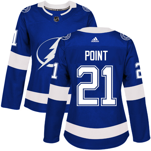 Adidas Lightning #21 Brayden Point Blue Home Authentic Women's Stitched NHL Jersey Adidas Lightning #21 Brayden Point Blue Home Authentic Women's Stitched NHL Jersey