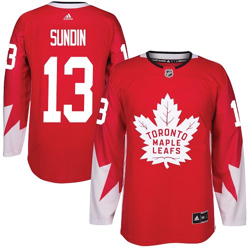 Adidas Maple Leafs #13 Mats Sundin Red Team Canada Authentic Stitched Youth NHL Jersey Adidas Maple Leafs #13 Mats Sundin Red Team Canada Authentic Stitched Youth NHL Jersey