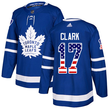 Adidas Maple Leafs #17 Wendel Clark Blue Home Authentic USA Flag Stitched Youth NHL Jersey Adidas Maple Leafs #17 Wendel Clark Blue Home Authentic USA Flag Stitched Youth NHL Jersey