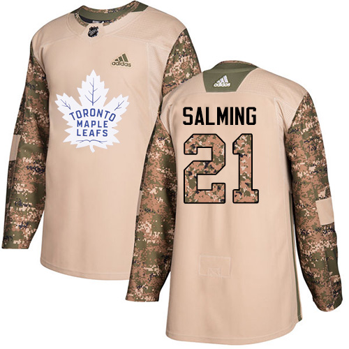 Adidas Maple Leafs #21 Borje Salming Camo Authentic 2017 Veterans Day Stitched NHL Jersey Adidas Maple Leafs #21 Borje Salming Camo Authentic 2017 Veterans Day Stitched NHL Jersey