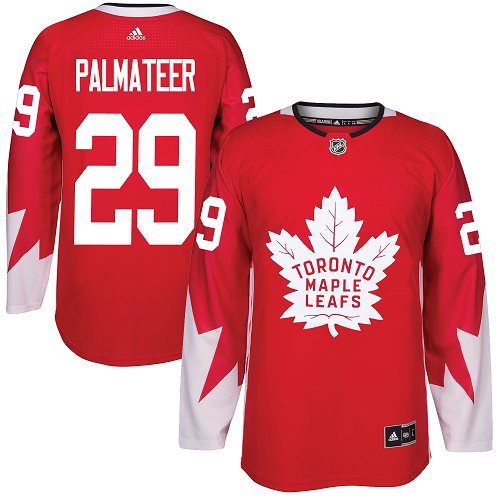 Adidas Maple Leafs #29 Mike Palmateer Red Team Canada Authentic Stitched NHL Jersey Adidas Maple Leafs #29 Mike Palmateer Red Team Canada Authentic Stitched NHL Jersey